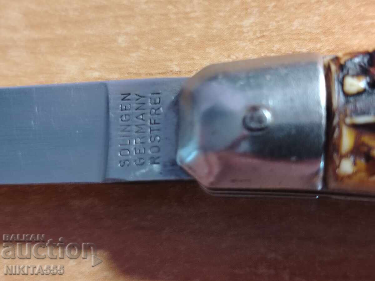 Παράδοση Γερμανικό ημιαυτόματο κυνηγετικό μαχαίρι Παράδοση Γερμανικό ημιαυτόματο κυνηγετικό μαχαίρι