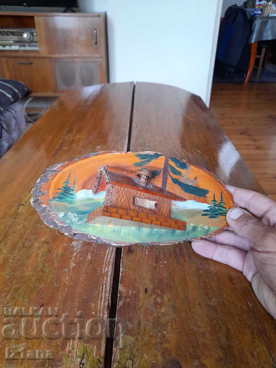 Auction Old wooden decoration, souvenir Auction Old wooden decoration, souvenir