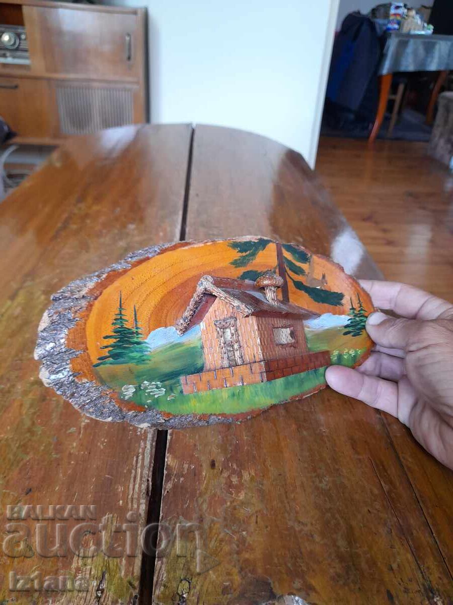Delivery of Old wooden decoration, souvenir Delivery of Old wooden decoration, souvenir