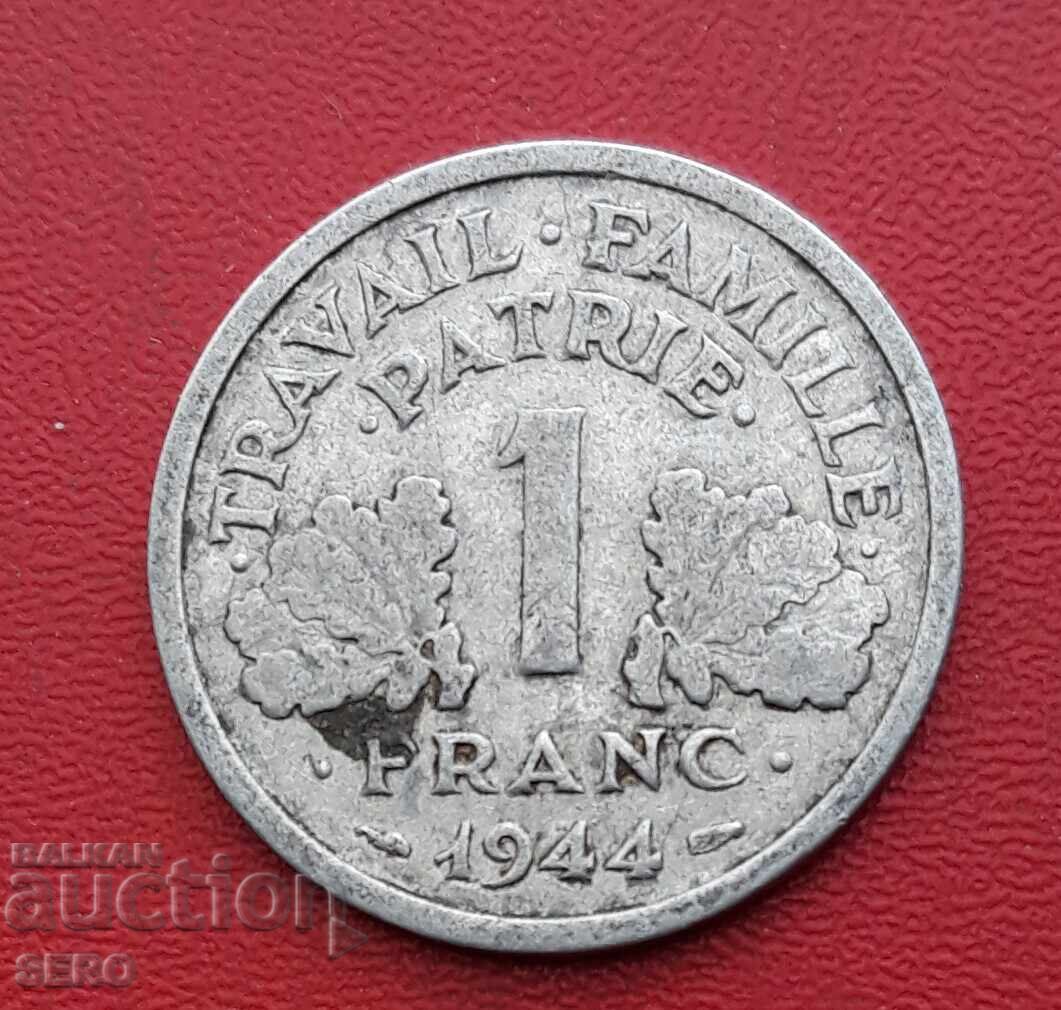 Γαλλική/Γερμανική κατοχή -1 φράγκο 1944