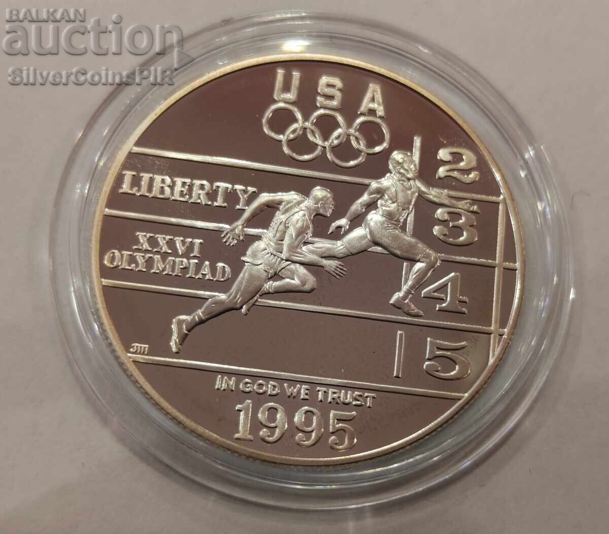 Сребро 1 Долар Олимпиада 1995 САЩ с цена € 0.01 | 0.02 лв. Сребро 1 Долар Олимпиада 1995 САЩ с цена € 0.01 | 0.02 лв.