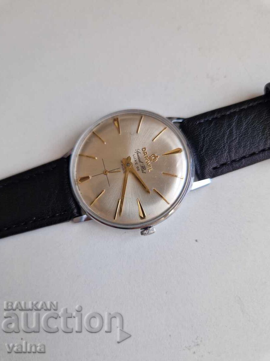 DARWIL, cal FHF 81, 17 jewels, Swiss, като нов! ТОП! с цена € 95.00 | 185.80 лв. DARWIL, cal FHF 81, 17 jewels, Swiss, като нов! ТОП! с цена € 95.00 | 185.80 лв.