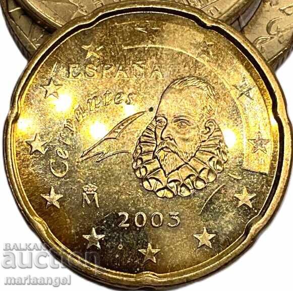 20 euro cents 2003 Spain - 5 20 euro cents 2003 Spain - 5