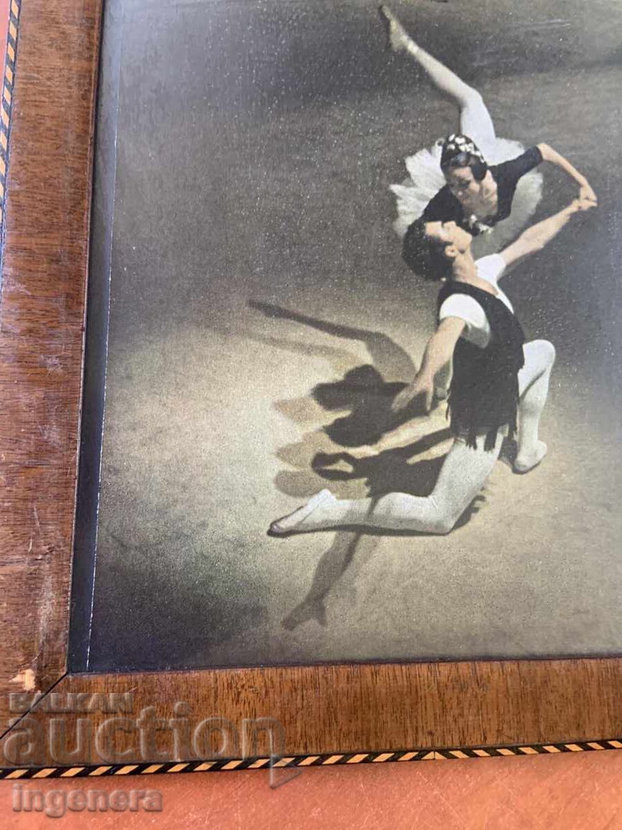 PHOTOGRAPH REPRODUCTION WOODEN FRAME FROM THE SOCIALIST ERA with price € 9.90 | 19.36 BGN