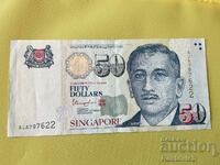 Singapore 50 dollars 2016. Banknote