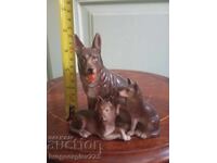 Porcelain figurine, dogs