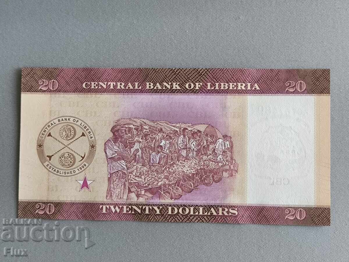 Банкнота - Либерия - 20 долара UNC | 2022г. с цена € 2.30 | 4.50 лв. Банкнота - Либерия - 20 долара UNC | 2022г. с цена € 2.30 | 4.50 лв.
