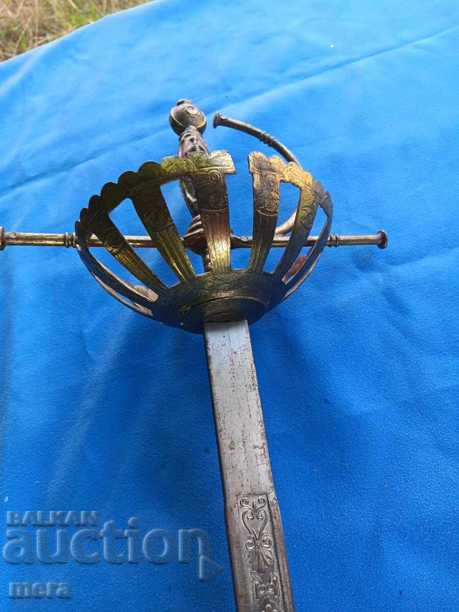 Old sword, rapier - 6