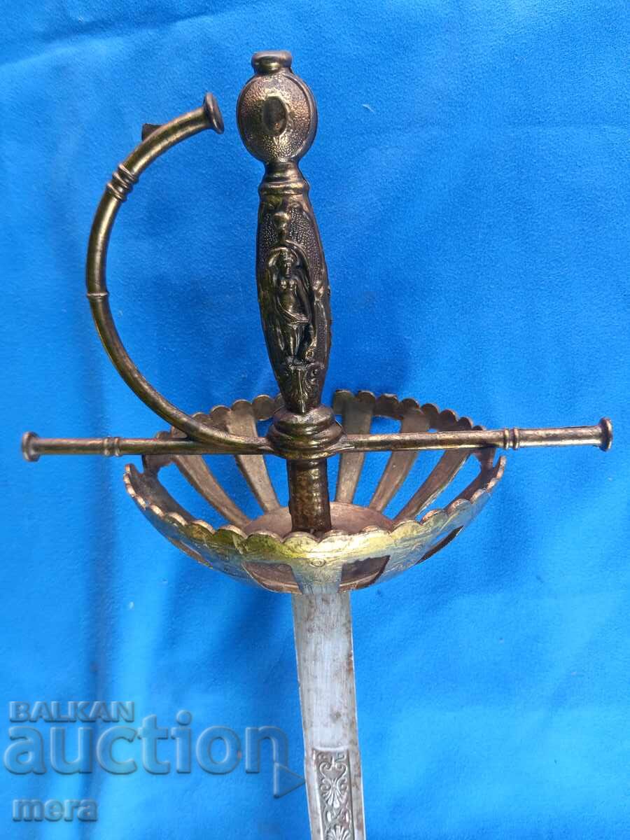 Old sword, rapier - 7