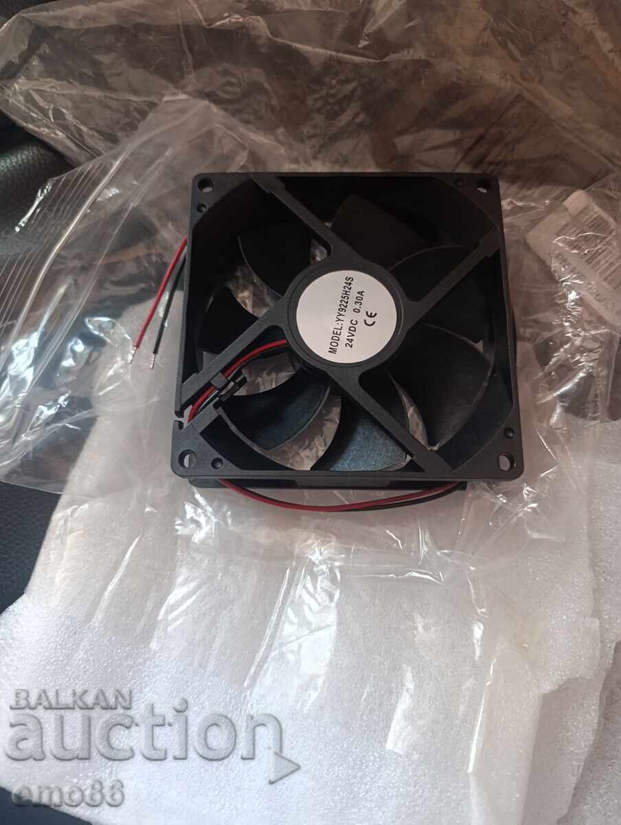 Вентилатор 92mm x 92mm x 25mm 24V DC Вентилатор 92mm x 92mm x 25mm 24V DC