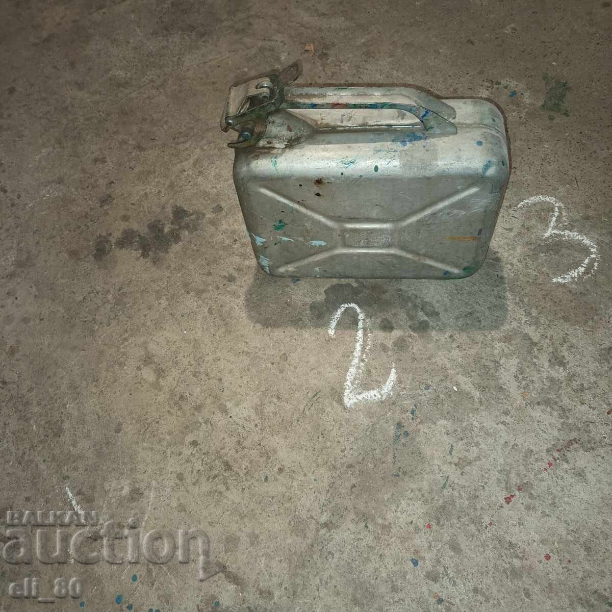 Livrarea Canistră metalică din aluminiu 10 litri Livrarea Canistră metalică din aluminiu 10 litri