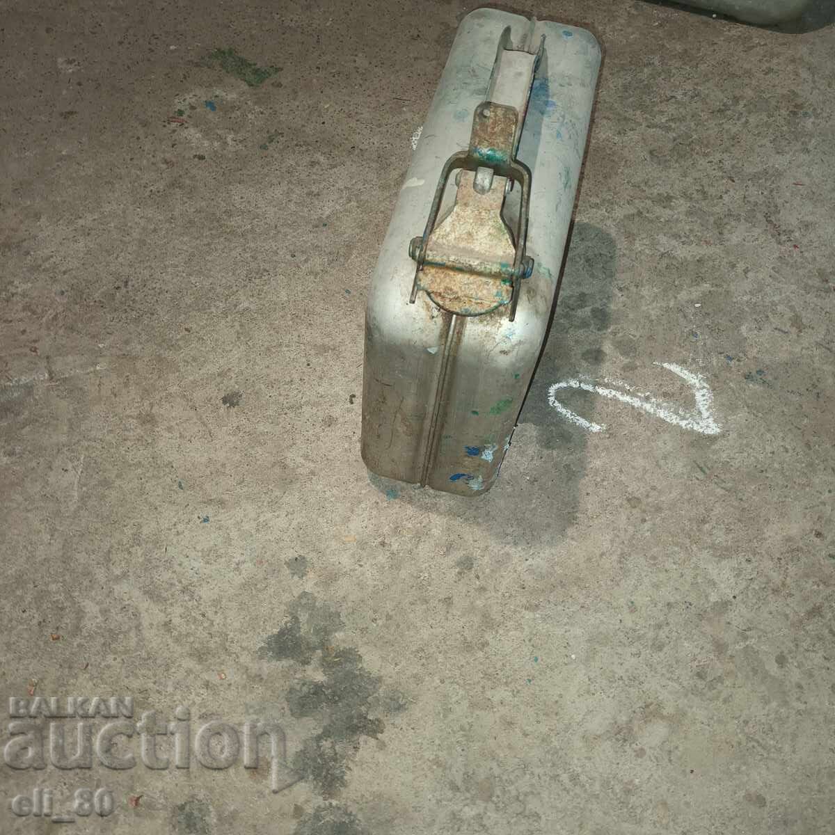 Canistră metalică din aluminiu 10 litri - 5 Canistră metalică din aluminiu 10 litri - 5