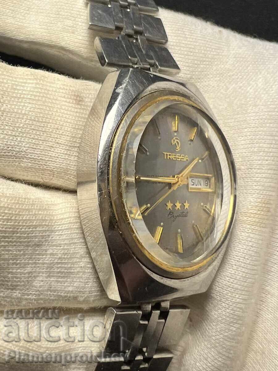 Auction RARE MEN'S WATCH TRESSA LUX CRYSTAL AUTOMATIC Auction RARE MEN'S WATCH TRESSA LUX CRYSTAL AUTOMATIC