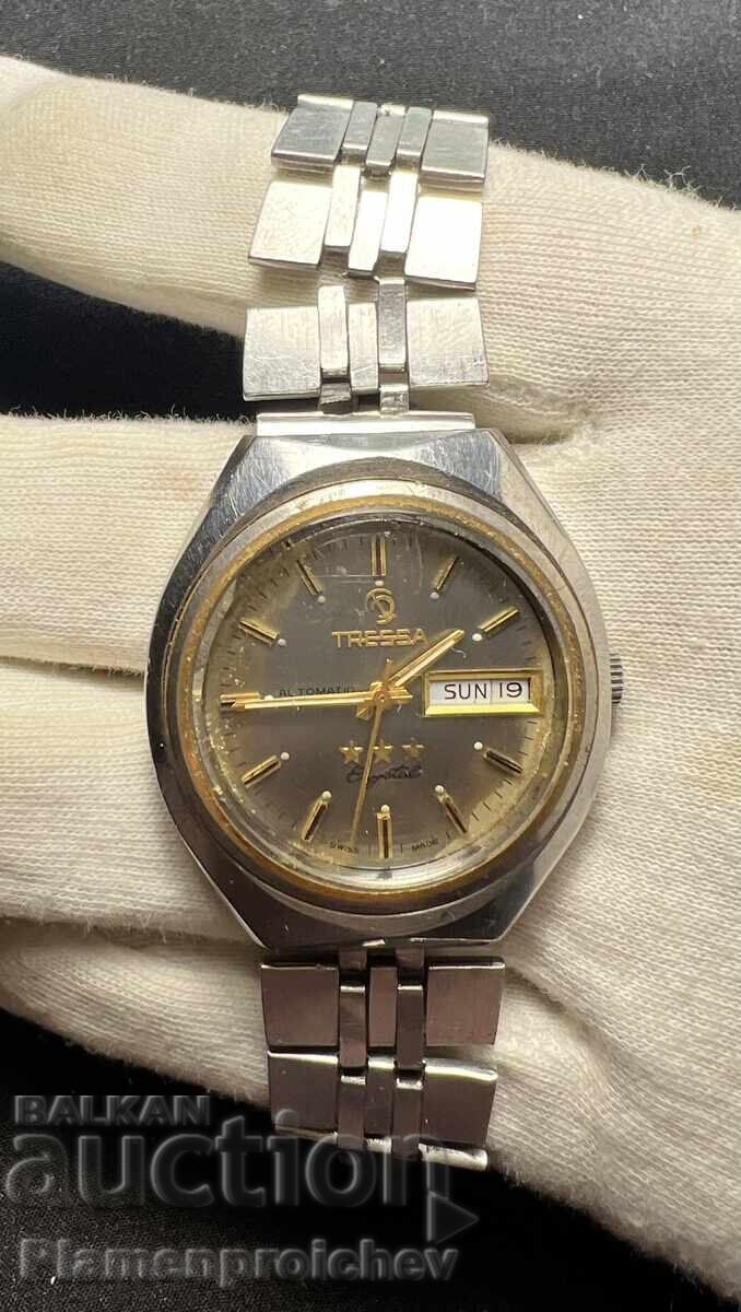 RARE MEN'S WATCH TRESSA LUX CRYSTAL AUTOMATIC RARE MEN'S WATCH TRESSA LUX CRYSTAL AUTOMATIC