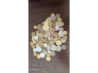 Lot of foreign coins from around the world (approx. 75 pcs)