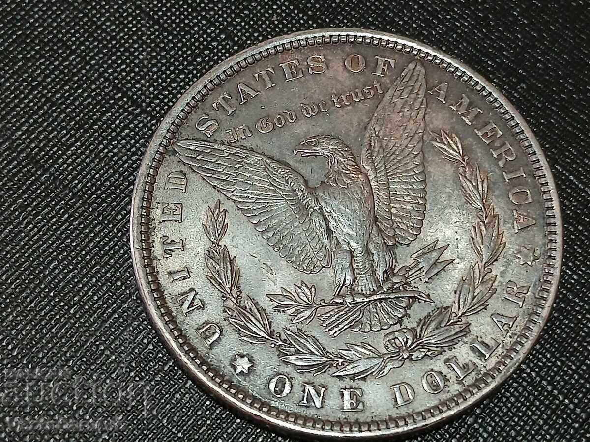 МОНЕТА-ЕДИН ДОЛАР 1881г-1 ДОЛАР СРЕБРО с цена € 174.00 | 340.32 лв. МОНЕТА-ЕДИН ДОЛАР 1881г-1 ДОЛАР СРЕБРО с цена € 174.00 | 340.32 лв.