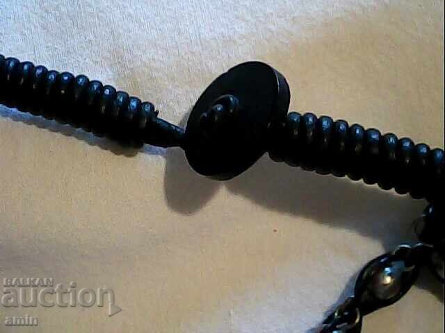 Παράδοση Παλιό δερμάτινο κολιέ με χάντρες για παραδοσιακή φορεσιά Παράδοση Παλιό δερμάτινο κολιέ με χάντρες για παραδοσιακή φορεσιά