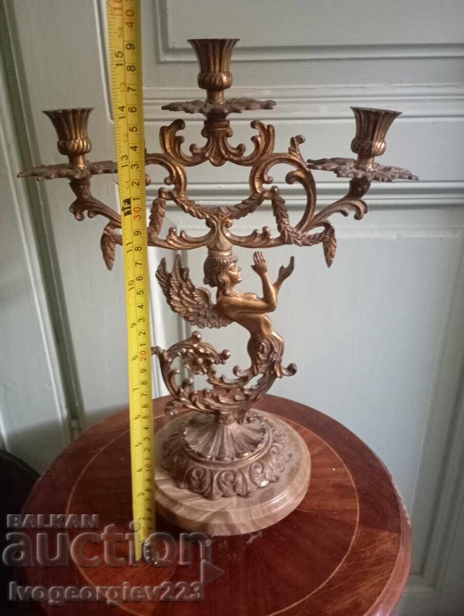Pair of vintage candlesticks with price € 255.00 | 498.74 BGN Pair of vintage candlesticks with price € 255.00 | 498.74 BGN