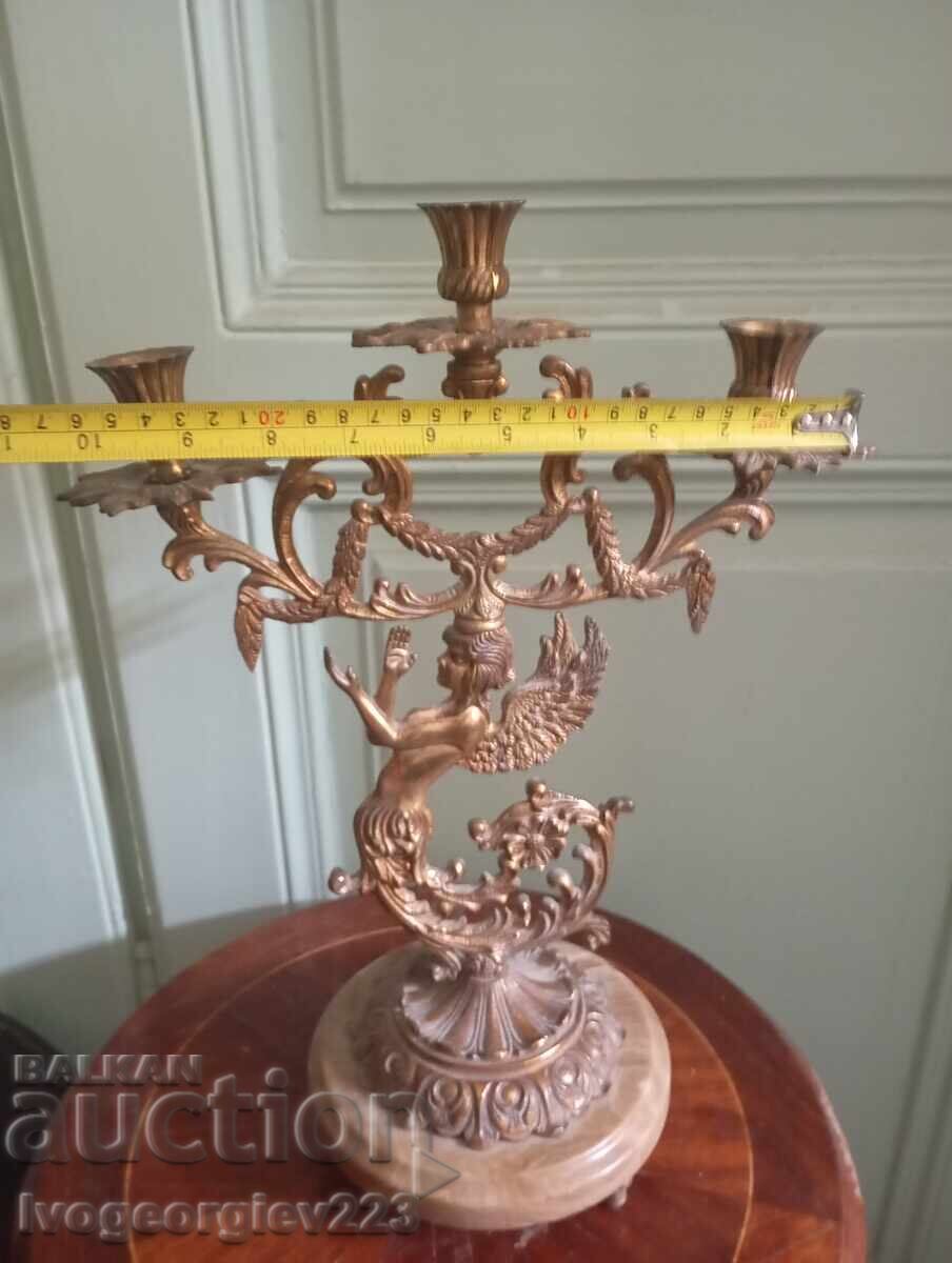 Auction Pair of vintage candlesticks Auction Pair of vintage candlesticks