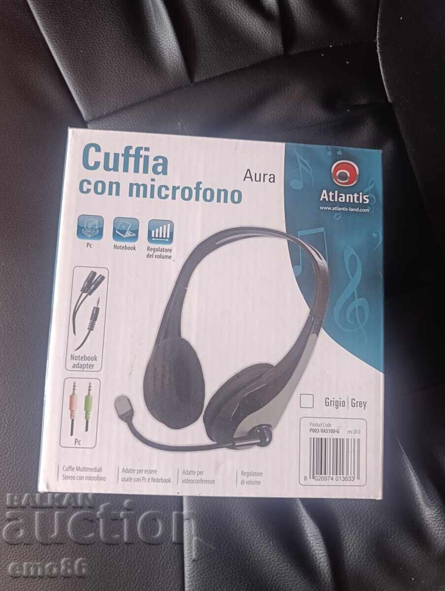 Cuffia wired headphones with microphone Cuffia wired headphones with microphone