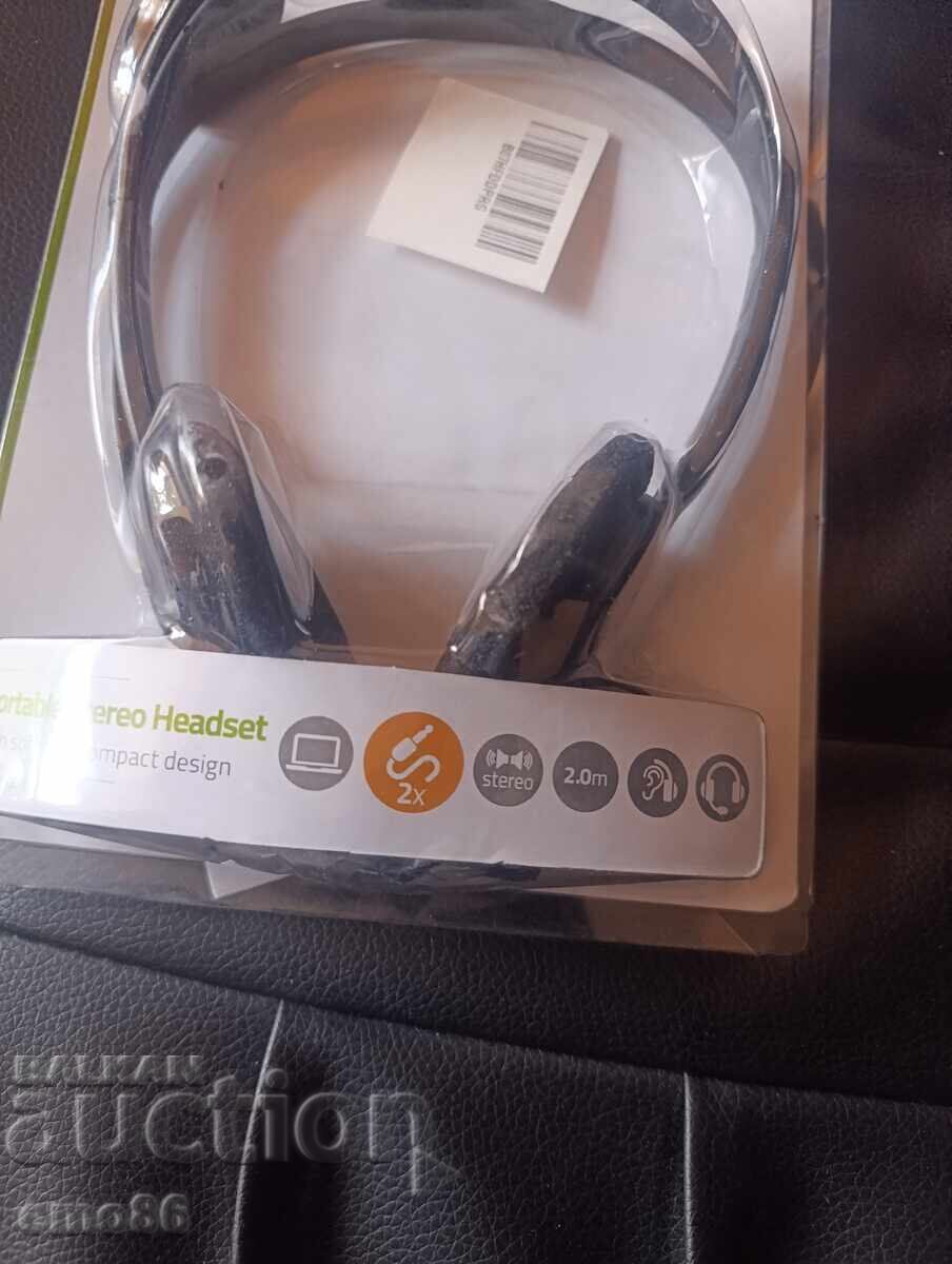 Auction Nedis wired headphones with microphone Auction Nedis wired headphones with microphone