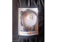 Nedis wired headphones with microphone