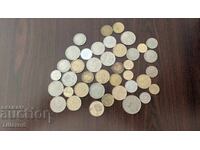 Nice lot of coins from Spain and Portugal. About 46 pcs