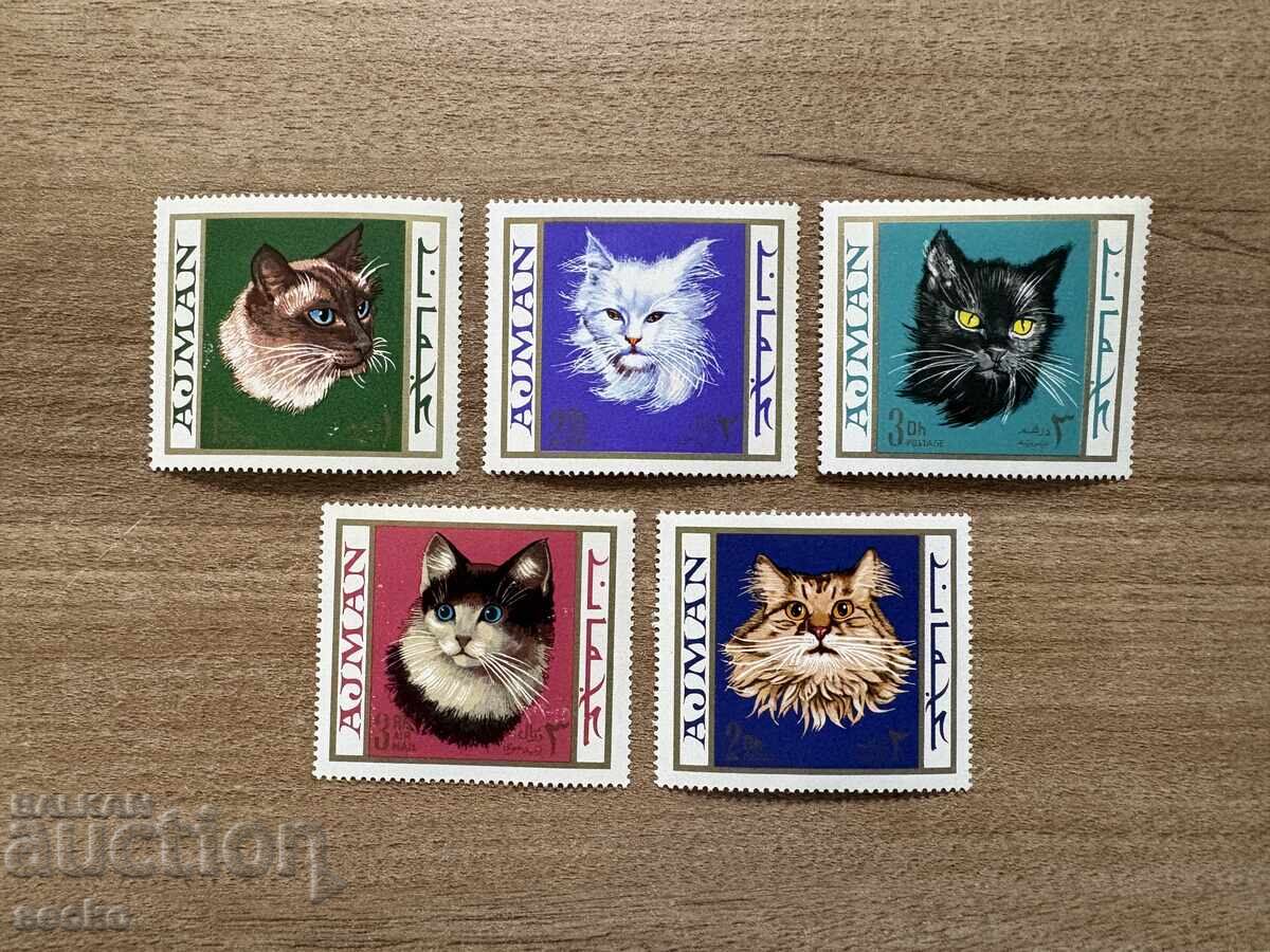 Аджман - Котки (1968) MNH