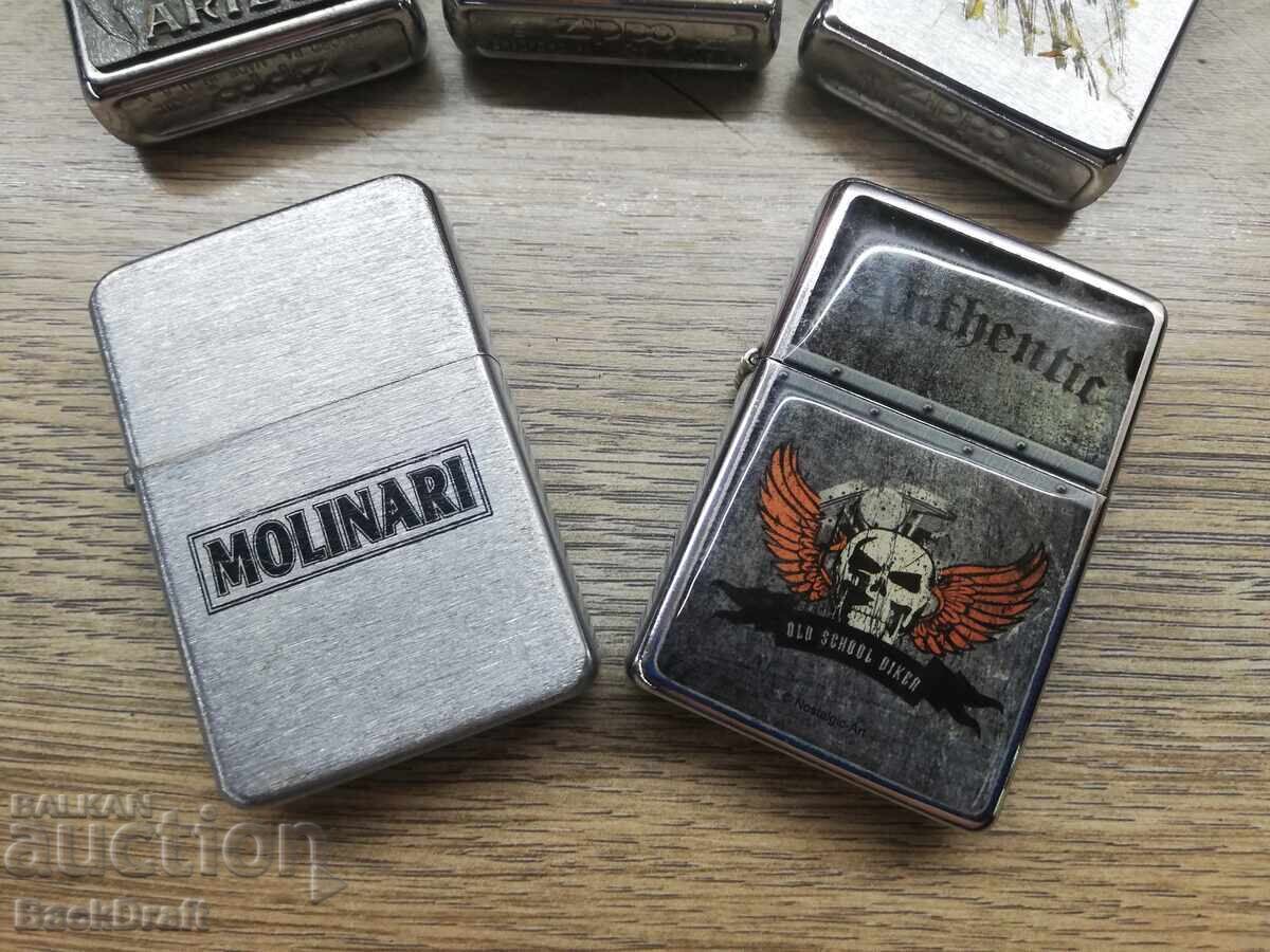 Delivery of Lot of 5 Zippo Gasoline Lighters, Zippo Harley Davidson Delivery of Lot of 5 Zippo Gasoline Lighters, Zippo Harley Davidson