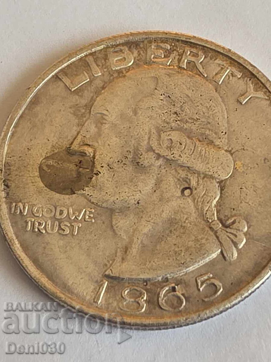 Delivery of 1 US Dollar, 1965 Delivery of 1 US Dollar, 1965