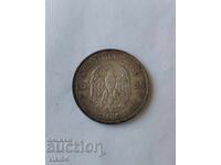 Сребърна Монета Германия 5 Марки 1935 г. F Свастика БЗЦ