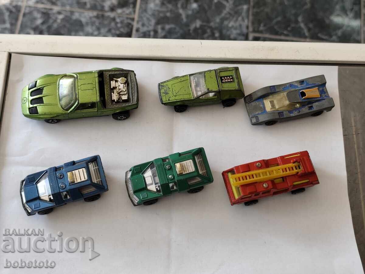 BZC Cărucior Matchbox bulgăresc, lot de șase mașinuțe