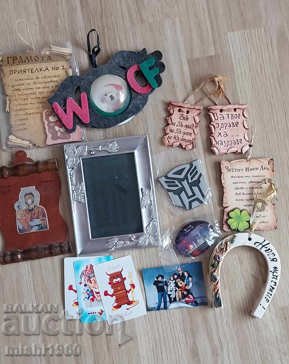 Various souvenirs