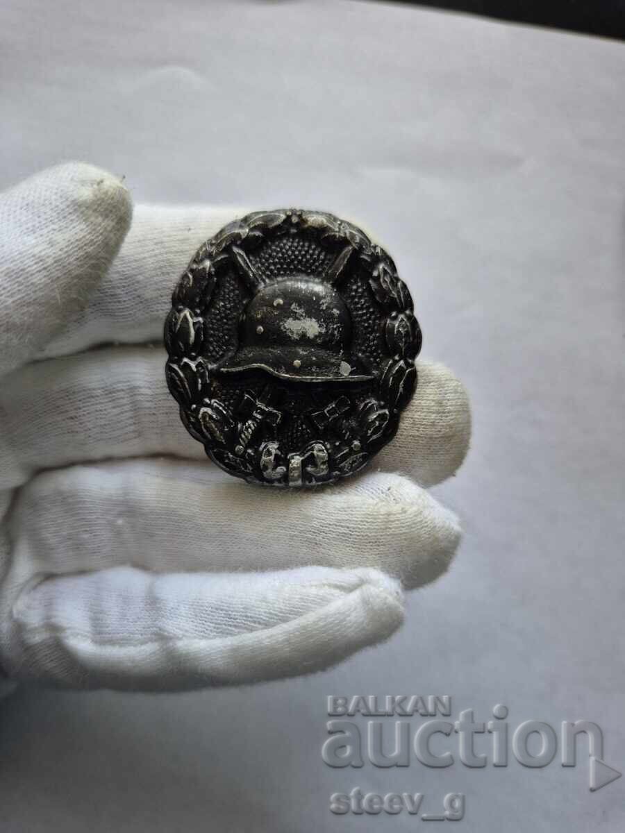 Значка за раняване в черно, Германия, 1918г. Значка за раняване в черно, Германия, 1918г.