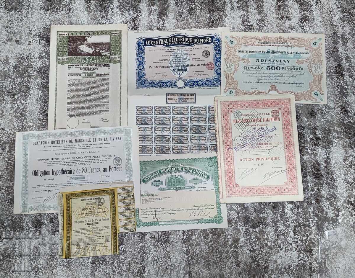 LOT MEGA unic 430 buc. ACȚIUNI și OBLIGAȚIUNI VECHI BZC - 7 LOT MEGA unic 430 buc. ACȚIUNI și OBLIGAȚIUNI VECHI BZC - 7