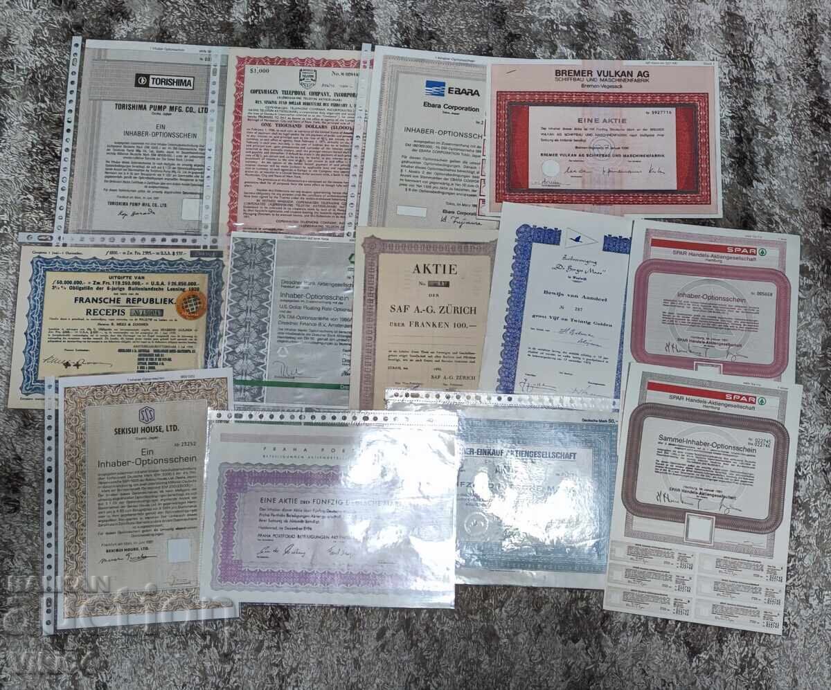 LOT MEGA unic 430 buc. ACȚIUNI și OBLIGAȚIUNI VECHI BZC - 9 LOT MEGA unic 430 buc. ACȚIUNI și OBLIGAȚIUNI VECHI BZC - 9