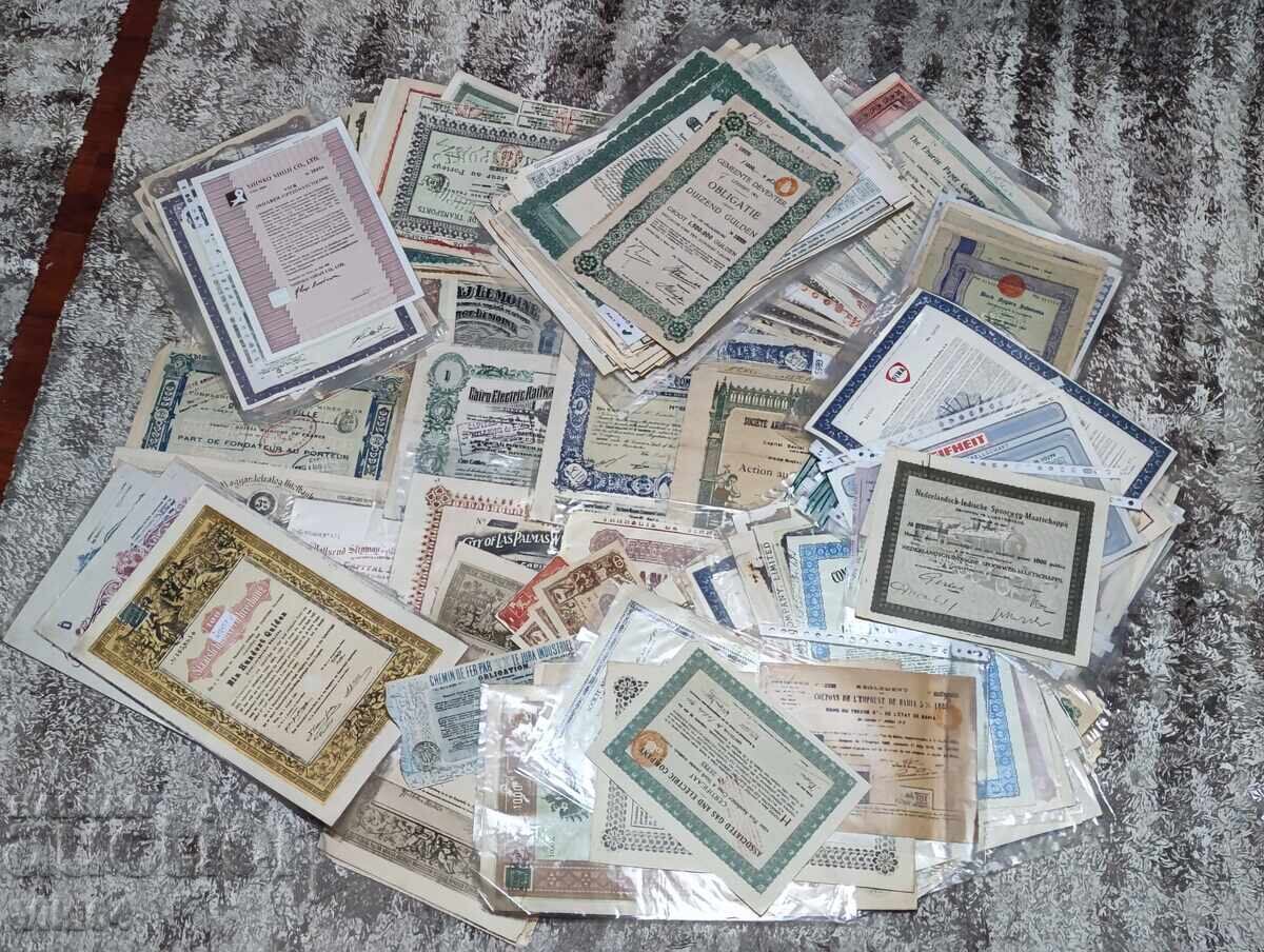 LOT MEGA unic 430 buc. ACȚIUNI și OBLIGAȚIUNI VECHI BZC - 10 LOT MEGA unic 430 buc. ACȚIUNI și OBLIGAȚIUNI VECHI BZC - 10