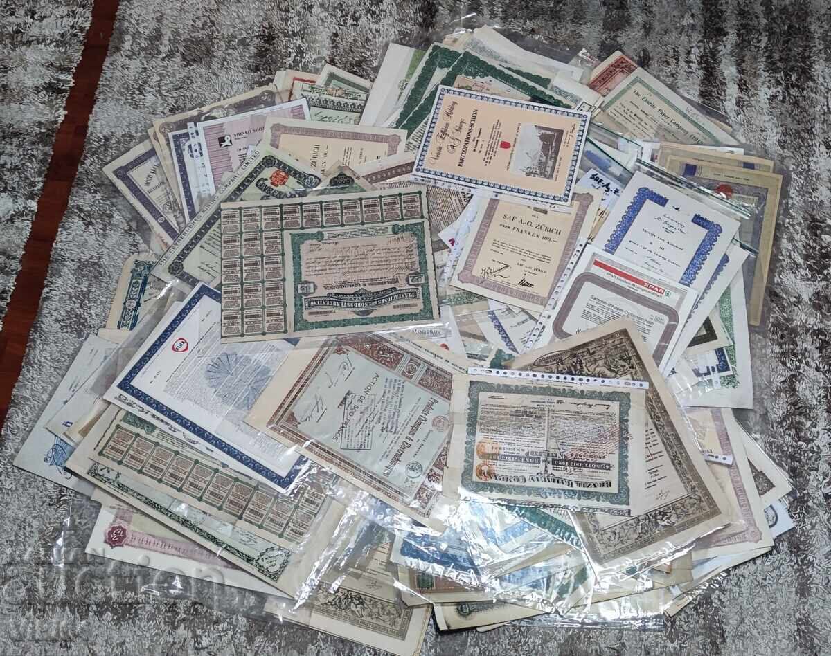 LOT MEGA unic 430 buc. ACȚIUNI și OBLIGAȚIUNI VECHI BZC - 11 LOT MEGA unic 430 buc. ACȚIUNI și OBLIGAȚIUNI VECHI BZC - 11