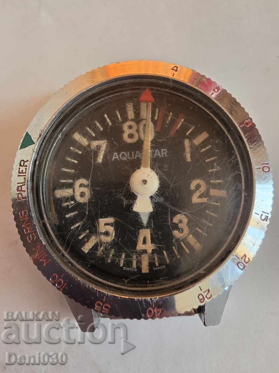 Auction Vintage Aquastar diving depth gauge Auction Vintage Aquastar diving depth gauge