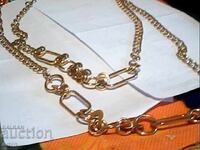 beautiful gold plated necklace