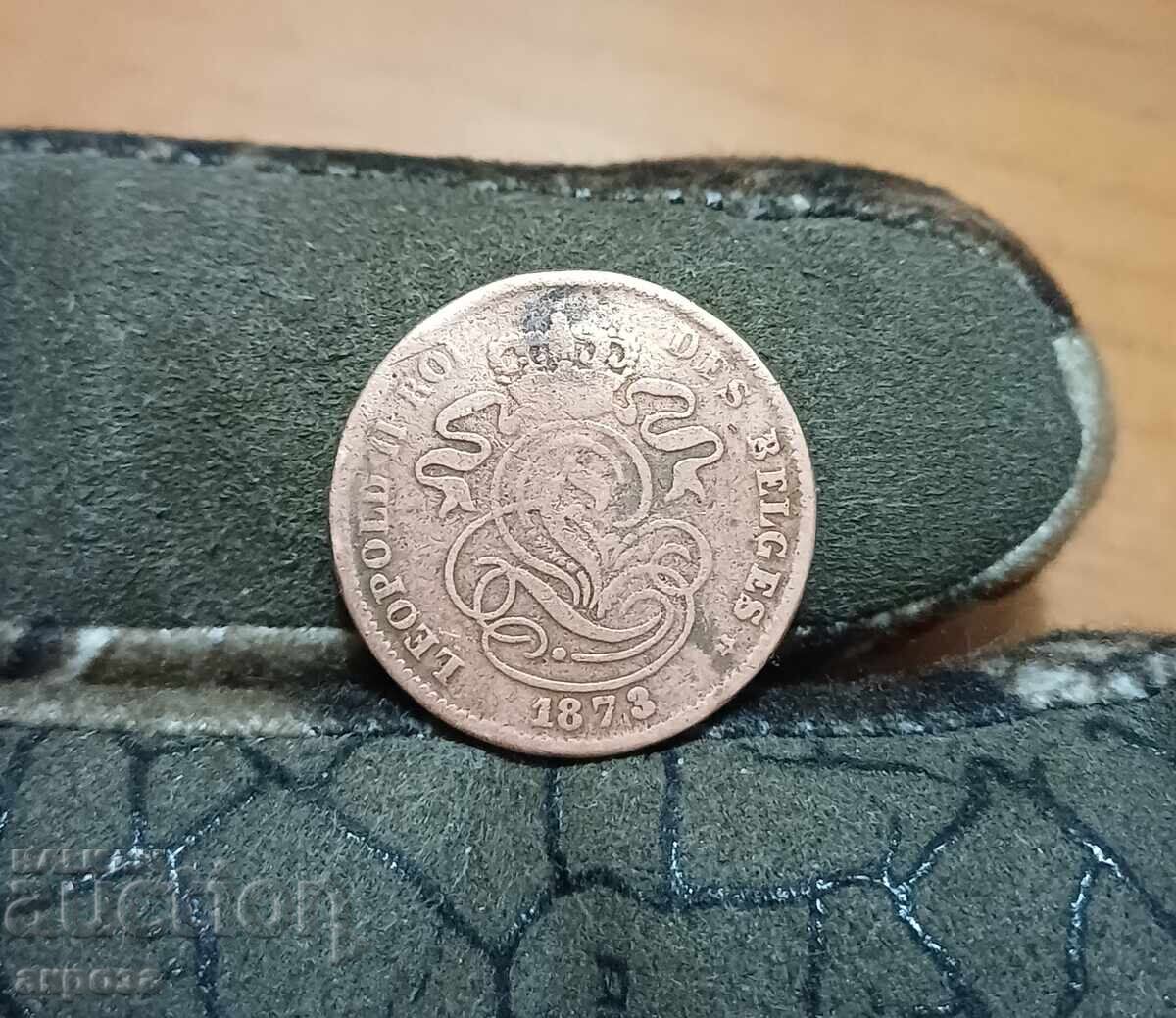 2 цента Белгия 1873 с цена € 2.00 | 3.91 лв.