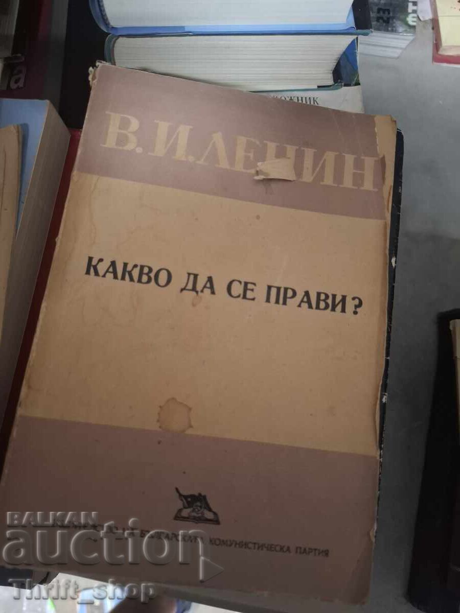 Какво да се прави В.И.Ленин Какво да се прави В.И.Ленин