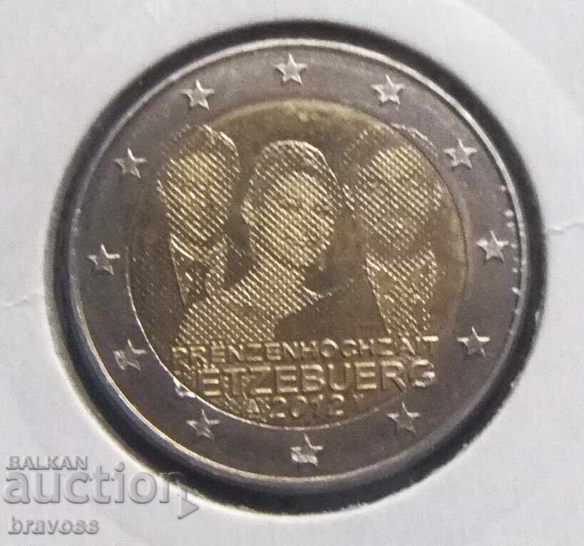 Люксембург - 2 евро 2012 UNC