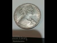 МОНЕТА-ГЕРМАНИЯ-1 1/2 ра ТАЛЕР 1861г.СРЕБРО