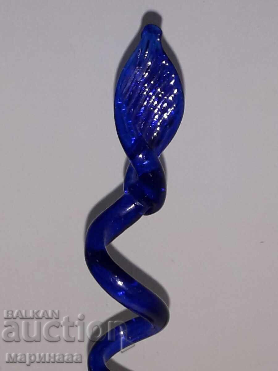 DESIGNER CANDLE HOLDER. BLOWN GLASS - 6 DESIGNER CANDLE HOLDER. BLOWN GLASS - 6