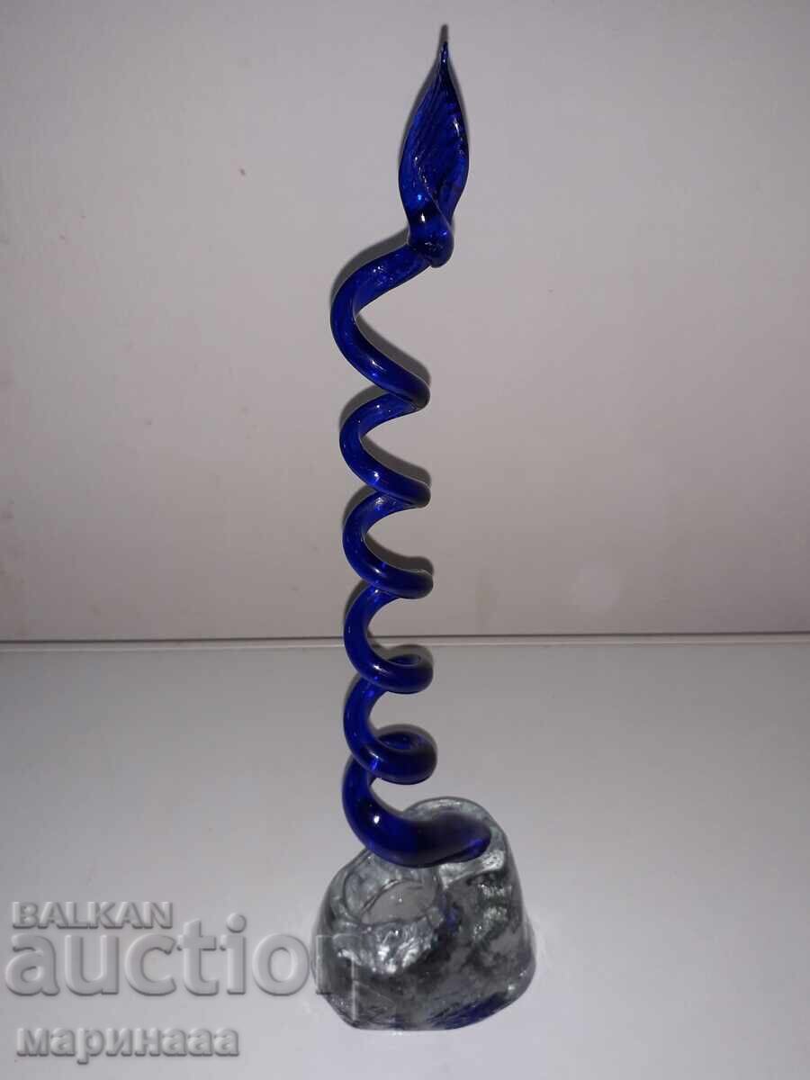 DESIGNER CANDLE HOLDER. BLOWN GLASS - 7 DESIGNER CANDLE HOLDER. BLOWN GLASS - 7