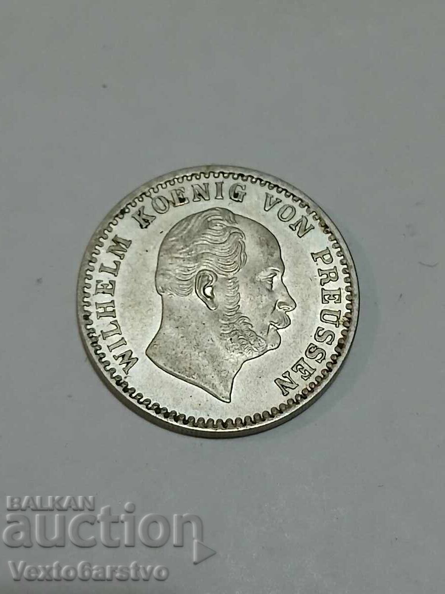 Аукцион МОНЕТА-ГЕРМАНИЯ-2 1/2 ра СРЕБЪРЕН ГРОШ 1872г. Аукцион МОНЕТА-ГЕРМАНИЯ-2 1/2 ра СРЕБЪРЕН ГРОШ 1872г.