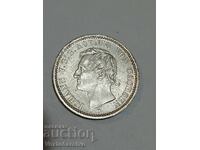 МОНЕТА-ГЕРМАНИЯ-1/6та талер. 1869г.