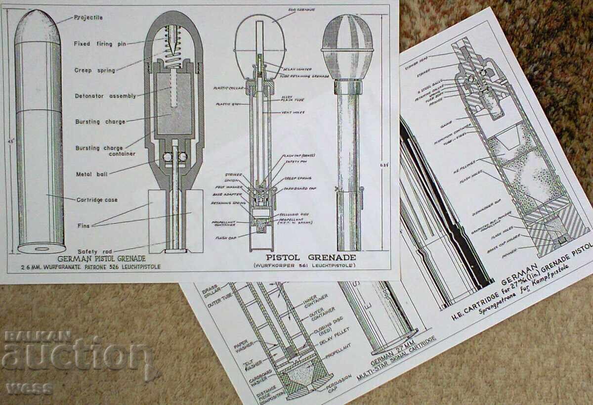Auction  German hand and rifle grenades
