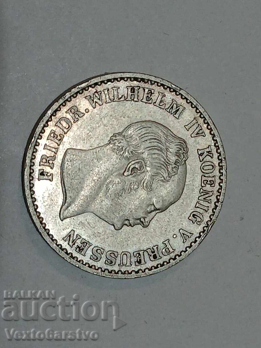 Аукцион МОНЕТА-ГЕРМАНИЯ-1/6та талер. 1858г. Аукцион МОНЕТА-ГЕРМАНИЯ-1/6та талер. 1858г.